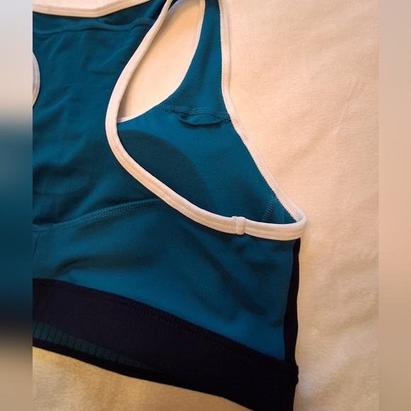 Xersion Women's Teal and Navy Sports Bra - Picture 6 of 11